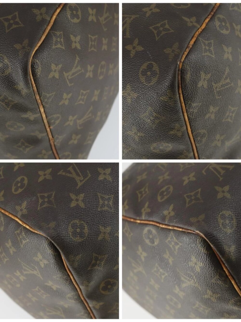 LOUIS VUITTON Monogram Keepall 60 Boston Bag M41422 LV Auth 163458 - Picture 14 of 16